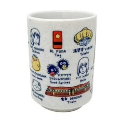 Via Bluefin Benelic Spirited Away Japanese Teacup - Official Studio Ghibli Merchandise, White, 8 Oz -KitchenAid Shop 416QPsUyUdL