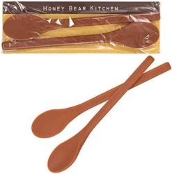 Oney Bear Kitchen Silicone Stirring Spoon (Set Of 2, Black Bear Black) For Coffee & Tea -KitchenAid Shop 416ScpLvxPL. AC