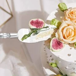 Set Of 3 Wedding Cake Cutting-Mr And Mrs Wedding Cake Knife Cake Pie Pastry Servers And White Lace Handkerchief,Cake Cutter And Server Set Perfect For Wedding,Birthday,Anniversary,Parties And Events -KitchenAid Shop 416XvGxJWnL