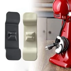 UPhost8 Space-Saving Organizer Mixer - Appliance Storage Kitchen Aid Cord Fixing Clip Saw Horses Twin Pack Folding (C, One Size)