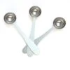 Tea Scoop (Set Of 3) - Stainless Steel Measuring Spoons For Loose Leaf Tea, Coffee And More (M, Silver) -KitchenAid Shop 416eMCrmlRL