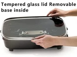 16-inch Electric Foldaway Nonstick Skillet - With Tempered Glass Cover & Stay-cool Handles Allow Skillet To Double As A Buffet Server, Black -KitchenAid Shop 416kKbQBwTL