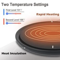 Candle Warmer, Coffee Warmer For Desk, Coffee Mug Warmer, Coffee Cup Warmer With Auto Shut Off -KitchenAid Shop 416kRrL7H4L