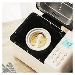 Bread Maker Multifunctional Mixing Fermentation Breakfast Toast Kneading Machine Ice Cream Maker Toaster (Color : White, Size : E) -KitchenAid Shop 416nhlHOiBL