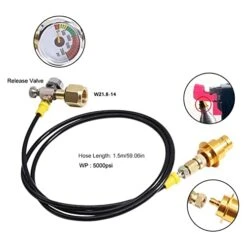 Soda Maker Adapter Hose Kit, W21.8-14 Soda Maker CO2 Cylinder Direct Adapter With 1.5m Hose 9 Soda Maker Adapter Hose Kit, W21.8-14 Soda Maker CO2 Cylinder Direct Adapter With 1.5m Hose -KitchenAid Shop 416onVj2FbL