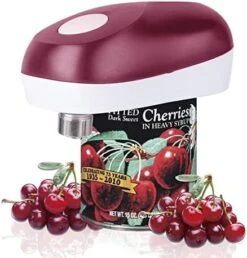 Electric Can Opener - Vcwtty One Touch Battery Operated Handheld Can Opener For Any Size, No Sharp Edge, Food-Safe, Seniors, Arthritis And Chef, Kitchen Best Gadget (Red) -KitchenAid Shop 416vEQfFE4L. AC
