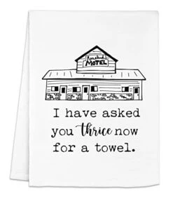 Funny Kitchen Towel, Fold In The Cheese, Flour Sack Dish Towel, Sweet Housewarming Gift, White -KitchenAid Shop 416zICzsOgL