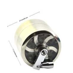 Spices Grinder(2.5", Silver),Easy Clean