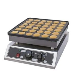 PanDair 110V Electric Pancake Waffle Baking Machine Commercial 36 Holes Pancakes Maker Dutch Nonstick Baker Machine US Stock