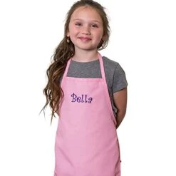 THE APRONPLACE Personalized Apron Embroidered Add A Name Kids Apron -KitchenAid Shop 4174LzH7ZOL