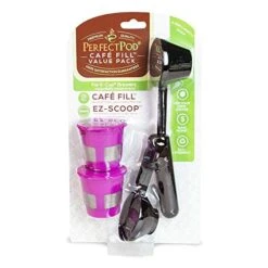 Afe Fill Value Pack By Perfect Pod - Reusable K Cup Coffee Pod Filters & Coffee Scoop, Compatible With Keurig K-Duo, K-Mini, 1.0, 2.0, K-Series And Select Single Cup Coffee Makers -KitchenAid Shop 417AKCJisTL