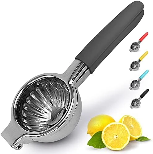Lemon Squeezer Stainless Steel With Premium Heavy Duty Solid Metal Squeezer Bowl And Food Grade Silicone Handles - Large Manual Citrus Press Juicer And Lime Squeezer Stainless Steel 10 Lemon Squeezer Stainless Steel With Premium Heavy Duty Solid Metal Squeezer Bowl And Food Grade Silicone Handles - Large Manual Citrus Press Juicer And Lime Squeezer Stainless Steel - Image 8