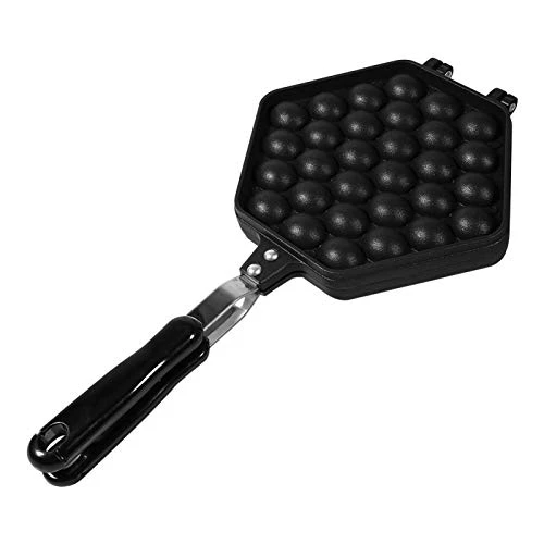 Bubble Waffle Maker, Egg Waffle Maker Pan Hong Kong Style Egg Waffle Baking Mold Tray 6 Bubble Waffle Maker, Egg Waffle Maker Pan Hong Kong Style Egg Waffle Baking Mold Tray - Image 4