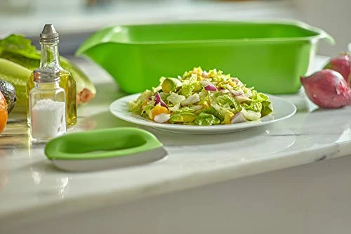 Salad Chopper Set With Mezzaluna Knife And Chopping Tray By Messless … (Chopping Set (Knife + Tray)) 5 Salad Chopper Set With Mezzaluna Knife And Chopping Tray By Messless … (Chopping Set (Knife + Tray)) - Image 3