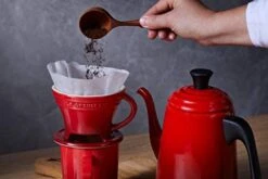 Le Creuset Stoneware Pour Over Coffee Cone, 3.25", White -KitchenAid Shop 417GCAEW11L