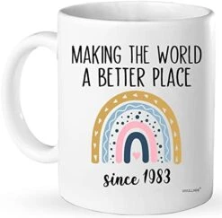 40th Birthday Gifts Women, 1983 Birthday Gifts For Women, 40 Year Old Birthday Gifts For Women, 40th Birthday Gift Ideas, 40 Birthday Gifts For Women, 40th Birthday Cups, Forty Mug -KitchenAid Shop 417Ksn s9CL. AC