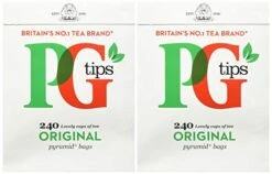 PG Tips Black Tea, Pyramid Tea Bags, 240-Count Box (Pack Of 2) -KitchenAid Shop 417R0WA3PsL