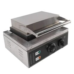 Commercial Donut Machine, Double Sided Heating 5 Holes Electric Donut Machine Easy To Clean Durable For Kitchen (US Plug 110V)