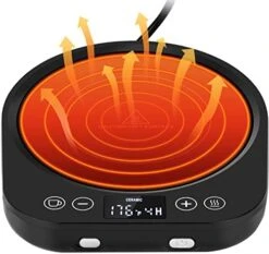 Candle Mug Warmer Electric,Auto On/Off Gravity-Induction Coffee Mug Warmer With 9 Temp Settings,1-9 Timer Candle Melter Warmer Beverage Coffee Warmer Practical Portable Warmer For Home & Office 14 Candle Mug Warmer Electric,Auto On/Off Gravity-Induction Coffee Mug Warmer With 9 Temp Settings,1-9 Timer Candle Melter Warmer Beverage Coffee Warmer Practical Portable Warmer For Home & Office -KitchenAid Shop 417a5ORhkGL. AC