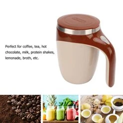 Magnetic Mixing Coffee Mug, Electric Stirring Cup Multifunctional Easy To For Office For Home 9 Magnetic Mixing Coffee Mug, Electric Stirring Cup Multifunctional Easy To For Office For Home -KitchenAid Shop 417igooTHmL