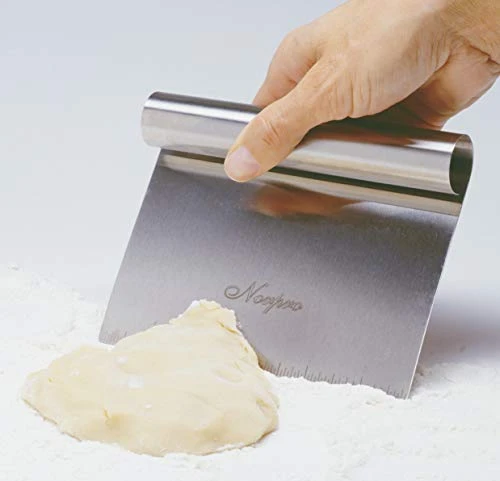 Stainless Steel Scraper/Chopper, 6in/15cm X 4in/10cm 3 Stainless Steel Scraper/Chopper, 6in/15cm X 4in/10cm