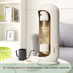 Soda Maker, Sparkling Water Maker Carbonation Machine With BPA Free Water Bottle, Bubbly Drink Machine Make Homemade Sparkle Water, Juice, Coffee, Tea （NOT Included CO2 Cylinder）