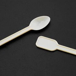 200pcs Disposable Coffee Stirring Spoons Food Grade Plastic Coffee Dessert Cake Spoons Tea Coffee Ice Cream Stick Stirring Bar Disposable Spoons, Yellow -KitchenAid Shop 417wKcS6UeL