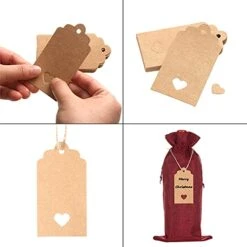 Burlap Wine Gift Bags, 12 Pack Jute Wine Bottle Bags With Drawstring, Reusable Wine Bottle Covers With Ropes And Tags -KitchenAid Shop 4181IlnMtcS