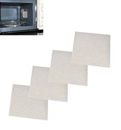 Fashionclubs 4pcs Microwave Oven Repairing Part Mica Plates Sheets 13cm X 13cm