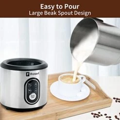 Milk Frother, 4-in-1 Milk Frother And Steamer, Thick Warm Foam, Light Warm Foam, Hot Chocolate Milk And Cold Foam Milk Frother, Dishwasher Safe, Smart Touch Control Milk Warmer, Sliver -KitchenAid Shop 418AKBEcyCL