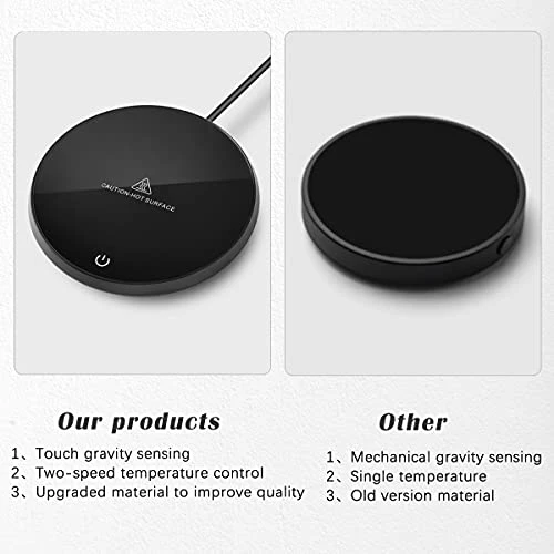 Coffee Warmer For Desk, Electric Mug Warmer For Office Home Desk Use, Coffee Cup Warmer With Auto Shut Off Plate For Coffee, Milk, Tea, Water Heating Candle Warmer 5 Coffee Warmer For Desk, Electric Mug Warmer For Office Home Desk Use, Coffee Cup Warmer With Auto Shut Off Plate For Coffee, Milk, Tea, Water Heating Candle Warmer - Image 3