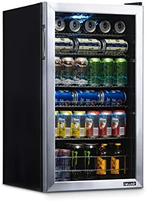 Beverage Refrigerator Cooler With 126 Can Capacity - Mini Bar Beer Fridge With Right Hinge Glass Door - Cools To 37F - Stone Brewing 9 Beverage Refrigerator Cooler With 126 Can Capacity - Mini Bar Beer Fridge With Right Hinge Glass Door - Cools To 37F - Stone Brewing - Image 7