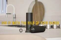 GENERIC Coffee Electric Milk Frother With Stand, Foam Maker, Mini Blender Handheld, Battery Operated, Stainless Steel Whisk -KitchenAid Shop 418QqZCbDXL