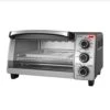Black & Decker Lack & Decker™ 4-Slice Toaster Oven Fits 9" Pizza, Grey