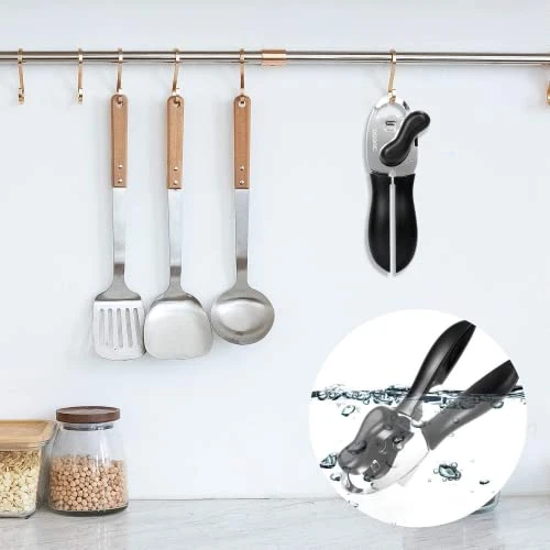 Can Opener Manual, 4-in-1 Can Opener Kitchen Durable Stainless Steel Heavy Duty Can Openers With Anti-slip Hand Grip Ultra Sharp & Smooth Edge 7 Can Opener Manual, 4-in-1 Can Opener Kitchen Durable Stainless Steel Heavy Duty Can Openers With Anti-slip Hand Grip Ultra Sharp & Smooth Edge - Image 5