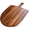 Wood Pizza Board - Wooden Pizza Paddle - Acacia Wood Pizza Peel - 17"x13" - Cheese Board - Charcuterie Board - Baking Spatula - Farmhouse Wall Decor - Bread Board - Great For Gifts - 7 Degrees West -KitchenAid Shop 418VxGBU3LL