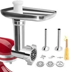 Food Grinder Attachments For KitchenAid Stand Mixers, Metal Meat Grinder Accessories For KitchenAid, Replacement KitchenAid Mixer Attachments