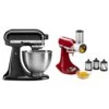 KitchenAid Classic Series Stand Mixer, 4.5 Q, Onyx Black & Fresh Prep Slicer/Shredder Attachment, White -KitchenAid Shop 418l2bqHWPL
