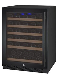 Wine Refrigerator, 56 Bottle, Black