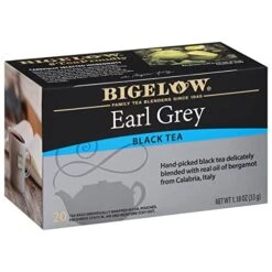 Earl Grey Black Tea, Caffeinated, 120 Total Tea Bags, 20 Count (Pack Of 6)