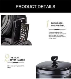 Automatic Intelligent Stirring Cooker Robot Chinese Auto 9L Capacity Induction Cooker For Restaurant Hotel -KitchenAid Shop 418rBoCxMKL