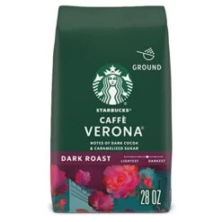 Starbucks Ground Coffee—Dark Roast Coffee—Caffè Verona—100% Arabica—1 Bag (28 Oz)