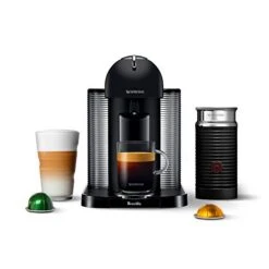 Nespresso Vertuo Coffee And Espresso Machine By Breville, 5 Cups, Matte Black