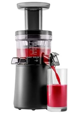 H-AA Slow Juicer (RENEWED) (Black) - Electronic Juicer Machine Slow Squeeze Technology Retains Nutrients - Healthy Living - Slim Design - 1 YEAR WARRANTY -KitchenAid Shop 418w0OEF9BL 1