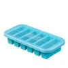 1/2-Cup Freezing Tray With Lid, Aqua, Makes 6 Perfect 1/2 Cup Portions, Freeze Pesto, Salsa, Sauce, Food