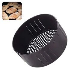 Air Fryer Basket,Non Stick Kitchen Roasting Tin Cooking,Drain Oil Frying Basket
