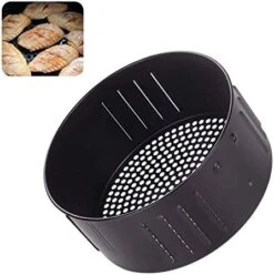Air Fryer Basket,Non Stick Kitchen Roasting Tin Cooking,Drain Oil Frying Basket -KitchenAid Shop 419JT0tjMiL. AC