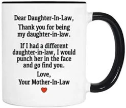 Dear Daughter-In-Law...Love, Your Mother-In-Law - Mug - Daughter-In-Law Gift - Daughter-In-Law Mug -KitchenAid Shop 419NzHzoHqL. AC