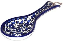 Armenian Hand Painted Cooking Spoon Rest/Ladle Holder - Large With Deep Round Cup Part - Asfour Outlet Trademark (Blue Flowers 8.5 Inches) 17 Armenian Hand Painted Cooking Spoon Rest/Ladle Holder - Large With Deep Round Cup Part - Asfour Outlet Trademark (Blue Flowers 8.5 Inches) -KitchenAid Shop 419O1jGCzFL. AC