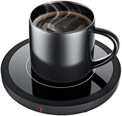 Premium Coffee Warmer, Mug Warmer For Desk, Portable Coffee Mug Warmer, Thermostatic Electric Coffee Cup Warmer With 4H Auto Shut Off (Up To 180℉/80℃) -KitchenAid Shop 419PLvMB5WL. AC